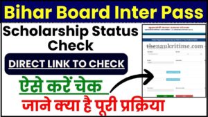 Bihar Board Inter Pass Scholarship Status Check